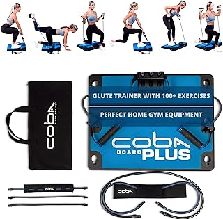 COBA Board Plus™ Squat, Lunge & Deadlift Machine — Knee-Friendly, Compact Home Gym with Patented 7° Incline for Glute-Dominant Training, Kickbacks, Hip Thrusts & Dozens of Total-Body Exercises