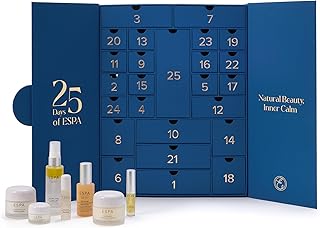 ESPA 25‑Piece Luxury Spa Beauty Gift Set Worth $874 | Luxury Beauty Spa Gift Set Includes Skincare, Essential Oils, Haircare, Bath & Body Care, Scrunchie & Candle