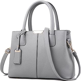 Womens Handbags and Purses Fashion Top Handle Satchel Tote PU Leather Shoulder Bags