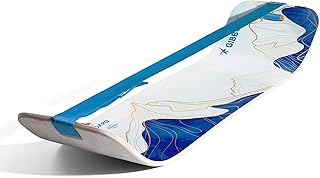 GIBBON SlackBoard - GiBoard Balance Board - Gift for Kids & Adults - 1 & 2 Line Options - Slackline Balance Trainer for Core Workouts, Standing Desk Exercise, Home Gym, Yoga & More