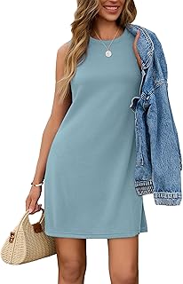 Dresses for Women 2025 Casual Summer Sundresses Sleeveless Tank Dress Fashion Outfits