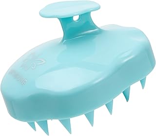 URTHEONE Hair Scalp Massager Shampoo Brush,Soft Silicone Hair Scrub Brush for Wet Dry Hair, Relax Scalp, Reduce Dandruff,Promote Hair Growth,Scalp Scrubber Hair Care Tools for Shower (Blue)