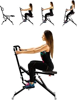 Abdominal AB Core Fitness Upright Squat Glutes Exercise Home Gym Workout Machine Full Body Core Training Fitness System 12 Hydraulic Adjustable Levels Cardio Strength Training