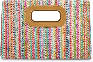 Top Handle Clutch Handbags for Women, Evening Handbag Shoulder Crossbody Purse with Gold Chain