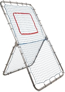 Champion Sports Pitchback Net & Rebounder – Baseball & Softball Multi-Sport Training Screen with Strike Zone Target