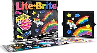 Lite Brite Classic, Favorite Retro Toy - Create Art with Light, STEM, Educational Learning, Holiday, Birthday, Gift, Boys, Kid, Toddler, Girls Age 4+