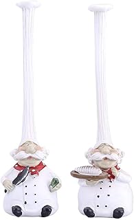 JTLB Creative Resin Kitchen Decor, Chef Figurine House Restaurant Cafe Accessories, Portable with Interesting Cook Model Design, Suitable for Home Decoration Lovers