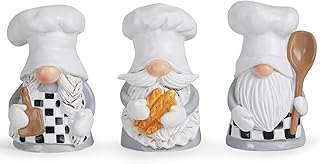 Hodao Chef Gnomes Decorations - Kitchen Home Decoration - Professional Chef Statue - Spring Decoration - Gift for Baking Enthusiasts(3pcs)…