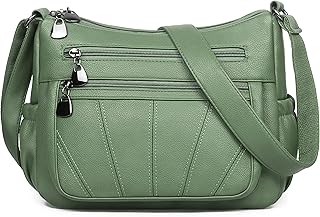 Crossbody Purse for Women Ladies Soft PU Leather Shoulder Bag Medium Roomy Handbag Fashion Tote Top Handle Satchel