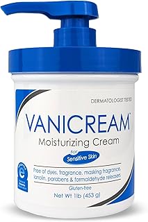 Vanicream Moisturizing Skin Cream with Pump Dispenser - 16 fl oz (1 lb) - Moisturizer Formulated Without Common Irritants for Those with Sensitive Skin