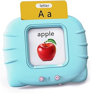 Lapare Audible Learning Toy with Music for Toddler Age 1 2 3 4 5, 520 Sight Words Flash Cards Kindergarten Toy for Boys to Learn Alphabet Number Color Shapes and More