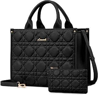 Purses and Handbags for Women, Handbags Shoulder Bags Black Purses and PU Leather Top Handles for Lady