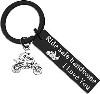 OEHEDOU Fathers Day Keychain Gifts For Boyfriend Husband Birthday Cool Item For Motorcycle Riders Men Motorcycle Accessories Motorcycles Keychain Biker Gifts For Men Thoughtful Gift For Man